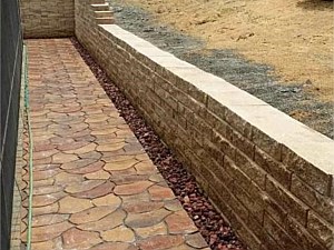 Natural Stone Paver Retaining Walls, New Port Richey, FL